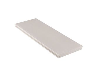 Terrassendiele WPC massiv Kiesel einseitig Holzstruktur, einseitig glatt, längsseitige Nut, DIE URBANE FLAIR - 21 x 162 mm