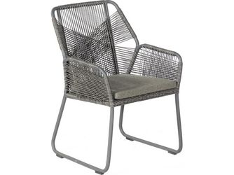 Dining-Sessel Observer PE-Kunststoffgefl Light-Coal Alu Anthrazit 1 Sitzer