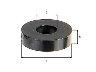 Distanzhülse, KST schwarz, Außen ⌀20 mm, Höhe 10 mm, Innen ⌀8,5 mm, verpackt à 15 St. Distanzhülse, KST schwarz, Außen ⌀20 mm, Höhe 10 mm, Innen ⌀8,5 mm, verpackt à 15 St.