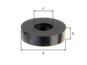 Distanzhülse, KST schwarz, Außen ⌀20mm, Höhe 5mm, Innen ⌀8,5mm, verpackt à 20 St. Distanzhülse, KST schwarz, Außen ⌀20mm, Höhe 5mm, Innen ⌀8,5mm, verpackt à 20 St.