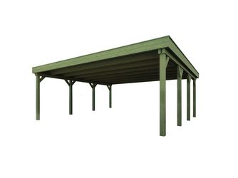 Doppelcarport 609 Gr. 1 mit Trapezblech-Dach