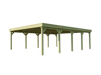 Doppelcarport 609 Gr. 2 mit Trapezblech-Dach