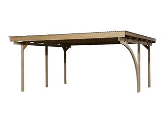 Doppelcarport 616 A mit Rundbogen