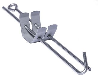 Doppelfeder vormontiert 295 - 540 mm Haken/Öse