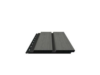 Doppelprofil mit Schattenfuge, foliert 17x200mm, Länge 6,0m, grey amanita oak Pflegeleicht aus langlebigem Fenster-PVC