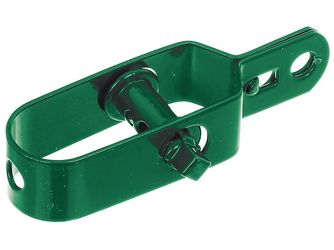 Drahtspanner, verzinkt, grün Kst.b., Gesamtlänge 100mm Drahtspanner, verzinkt, grün Kst.b., Gesamtlänge 100mm