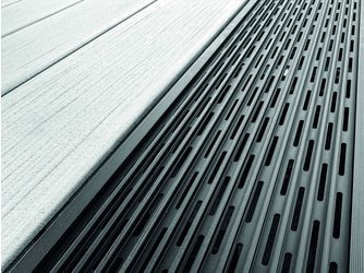 Drainage- und Belüftungsprofil Pro 100x21x1900mm schwarz eloxiert