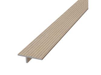 DreamDeck Alu Übergangs-T-Profil Eiche 200x3,6x1,33cm