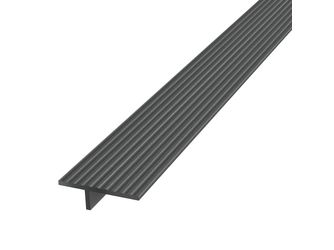 DreamDeck Alu Übergangs-T-Profil anthrazit 200x3,6x1,33cm
