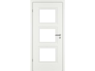 Zimmertür Weißlack exclusiv ähnlich RAL 9016 ML3 LA Vollspan KK1 "ELEGANCE MODENA"