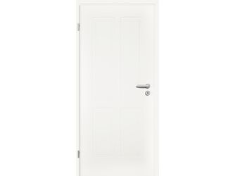 Brandschutztür Weißlack exclusiv ähnlich RAL 9010 PF4 Spezial-/Kombinationseinlage KK2 SSK1 RS Beanspruchungsgruppe E mit Bodendichtung "FUNKTION"