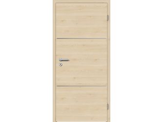 Schallschutztür CPL T-Oak Creme RY-531-DQ Spezial-/Kombinationseinlage KK3 SSK3 Beanspruchungsgruppe S mit Bodendichtung "FUNKTION"