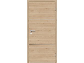 Schallschutztür CPL T-Oak Nature RY-531-DQ Spezial-/Kombinationseinlage KK3 SSK3 Beanspruchungsgruppe S mit Bodendichtung "FUNKTION"