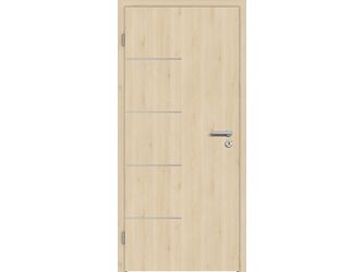 Schallschutztür CPL T-Oak Creme RY-554-DA Spezial-/Kombinationseinlage KK3 SSK3 Beanspruchungsgruppe S mit Bodendichtung "FUNKTION"
