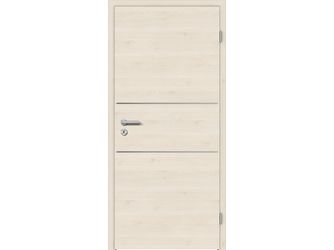 Schallschutztür CPL T-Oak White RY-533-DQ Spezial-/Kombinationseinlage KK2 SSK3 Beanspruchungsgruppe S mit Bodendichtung "FUNKTION"