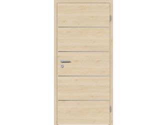Schallschutztür CPL T-Oak Creme RY-551-DQ Spezial-/Kombinationseinlage KK2 SSK3 Beanspruchungsgruppe S mit Bodendichtung "FUNKTION"