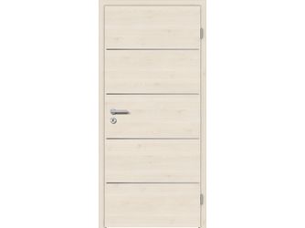 Schallschutztür CPL T-Oak White RY-551-DQ Spezial-/Kombinationseinlage KK2 SSK3 Beanspruchungsgruppe S mit Bodendichtung "FUNKTION"