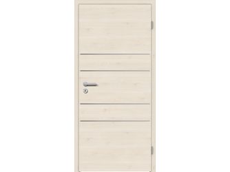 Schallschutztür CPL T-Oak White RY-553-DQ Spezial-/Kombinationseinlage KK2 SSK3 Beanspruchungsgruppe S mit Bodendichtung "FUNKTION"