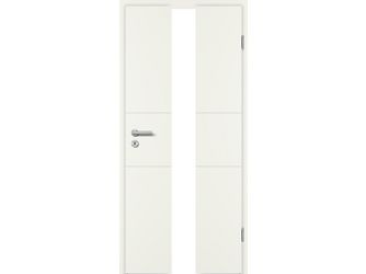 Zimmertür Weißlack exclusiv ähnlich RAL 9010 RY-233 LA4 Float klar Röhrenspan KK1 "ROYAL"