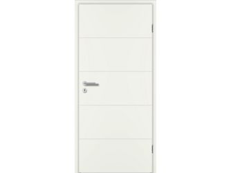 Zimmertür Weißlack exclusiv ähnlich RAL 9010 RY-251 Vollspan KK1 Beanspruchungsgruppe M "ROYAL"