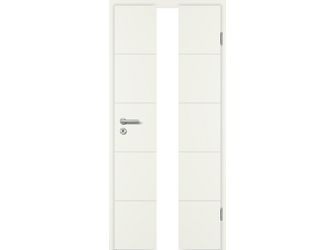 Zimmertür Weißlack exclusiv ähnlich RAL 9010 RY-251 LA4 Float klar Röhrenspan KK1 "ROYAL"