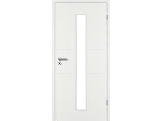 Zimmertür Weißlack exclusiv ähnlich RAL 9016 RY-433 LA2 Vollspan KK1 "ROYAL"