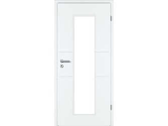 Zimmertür Weißlack exclusiv ähnlich RAL 9010 RY-433 LA3 Vollspan KK1 "ROYAL"