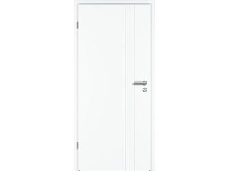 Zimmertür Weißlack exclusiv ähnlich RAL 9016 RY-443-S Röhrenspan KK1 Beanspruchungsgruppe M "ROYAL"