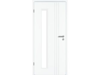 Zimmertür Weißlack exclusiv ähnlich RAL 9016 RY-443-S LA2-B Vollspan KK1 "ROYAL"