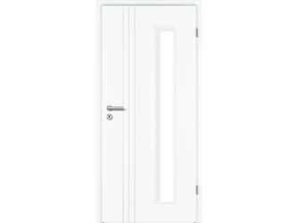 Zimmertür Weißlack exclusiv ähnlich RAL 9016 RY-443-S LA2-B Vollspan KK1 "ROYAL"