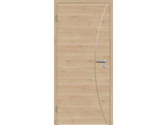 Zimmertür CPL T-Oak Nature RY-522-DQ Röhrenspan KK1 Beanspruchungsgruppe M "ROYAL"