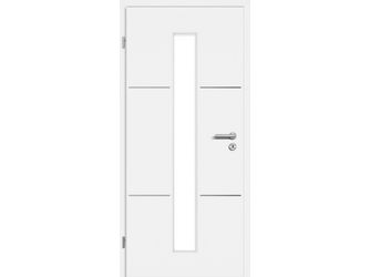 Zimmertür CPL Weißlack ähnlich RAL 9010 RY-531-DA LA2 Vollspan KK1 "ROYAL"