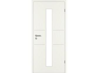 Zimmertür CPL Weißlack ähnlich RAL 9010 RY-533-DA LA2 Vollspan KK1 "ROYAL"