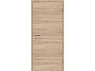 Schallschutztür CPL T-Eiche DQ Vollspan KK2 SSK1 Beanspruchungsgruppe S mit Bodendichtung "FUNKTION"
