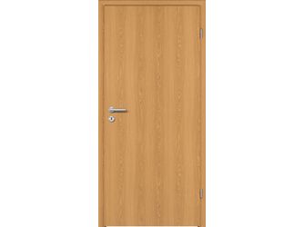 Schallschutztür CPL Eiche glatt Vollspan KK2 SSK1 Beanspruchungsgruppe S mit Bodendichtung "FUNKTION"