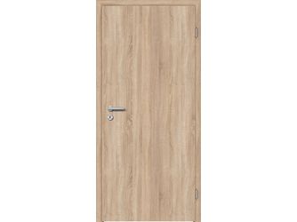 Schallschutztür CPL T-Eiche glatt Vollspan KK3 SSK1 Beanspruchungsgruppe S mit Bodendichtung "FUNKTION"