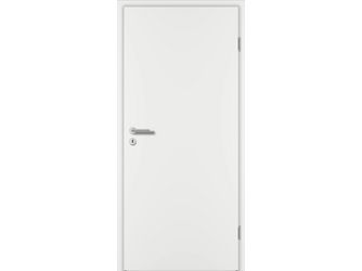 Schallschutztür Weißlack ähnlich RAL 9016 glatt Vollspan KK3 SSK1 Beanspruchungsgruppe S mit Bodendichtung "FUNKTION"