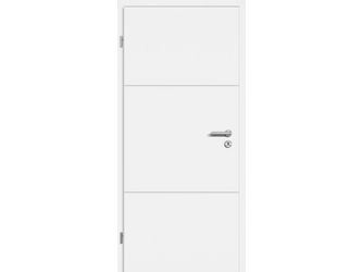 Schallschutztür Weißlack exclusiv ähnlich RAL 9010 RY-231 Vollspan KK3 SSK1 Beanspruchungsgruppe S mit Bodendichtung "FUNKTION"
