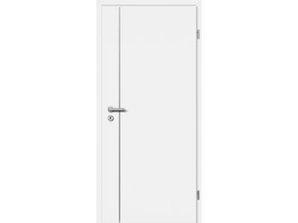 Schallschutztür CPL Weißlack ähnlich RAL 9010 RY-521-DA Vollspan KK3 SSK1 Beanspruchungsgruppe S mit Bodendichtung "FUNKTION"