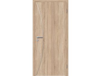 Schallschutztür CPL T-Eiche RY-522-DA Vollspan KK3 SSK1 Beanspruchungsgruppe S mit Bodendichtung "FUNKTION"