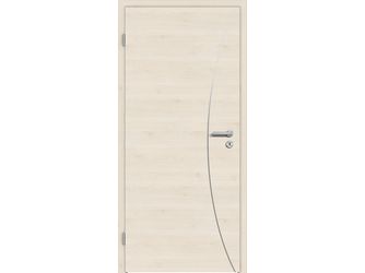 Schallschutztür CPL T-Oak White RY-522-DQ Vollspan KK3 SSK1 Beanspruchungsgruppe S mit Bodendichtung "FUNKTION"