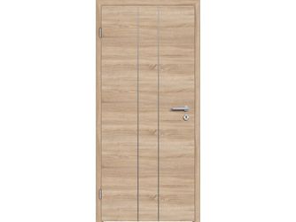 Schallschutztür CPL T-Eiche RY-532-DQ Vollspan KK3 SSK1 Beanspruchungsgruppe S mit Bodendichtung "FUNKTION"
