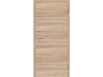 Schallschutztür CPL T-Eiche RY-551-DQ Vollspan KK3 SSK1 Beanspruchungsgruppe S mit Bodendichtung "FUNKTION"