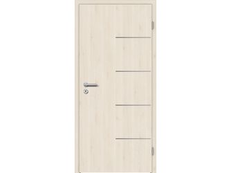 Schallschutztür CPL T-Oak White RY-554-DA Vollspan KK3 SSK1 Beanspruchungsgruppe S mit Bodendichtung "FUNKTION"