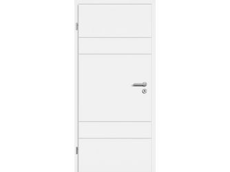 Schallschutztür Weißlack exclusiv ähnlich RAL 9010 RY-252 Vollspan KK2 SSK1 Beanspruchungsgruppe S mit Bodendichtung "FUNKTION"