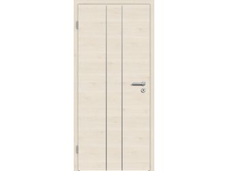 Schallschutztür CPL T-Oak White RY-532-DQ Vollspan KK2 SSK1 Beanspruchungsgruppe S mit Bodendichtung "FUNKTION"