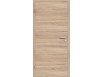 Schallschutztür CPL T-Eiche RY-533-DQ Vollspan KK2 SSK1 Beanspruchungsgruppe S mit Bodendichtung "FUNKTION"