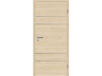 Schallschutztür CPL T-Oak Creme RY-552-DQ Vollspan KK2 SSK1 Beanspruchungsgruppe S mit Bodendichtung "FUNKTION"