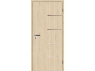 Schallschutztür CPL T-Oak Creme RY-554-DA Vollspan KK2 SSK1 Beanspruchungsgruppe S mit Bodendichtung "FUNKTION"