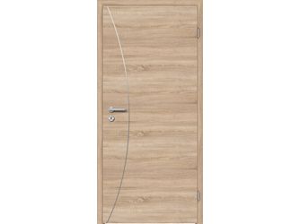 Schallschutztür CPL T-Eiche RY-522-DQ Spezial-/Kombinationseinlage KK3 SSK2 Beanspruchungsgruppe S mit Bodendichtung "FUNKTION"